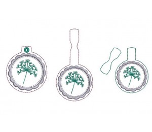 Stickdatei - Pusteblumen Anhänger ITH